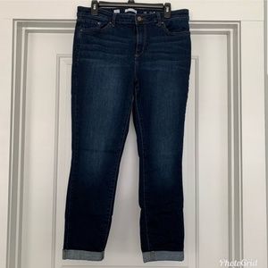 Lauren Conrad Stretch Skinny Ankle cuffed Jeans